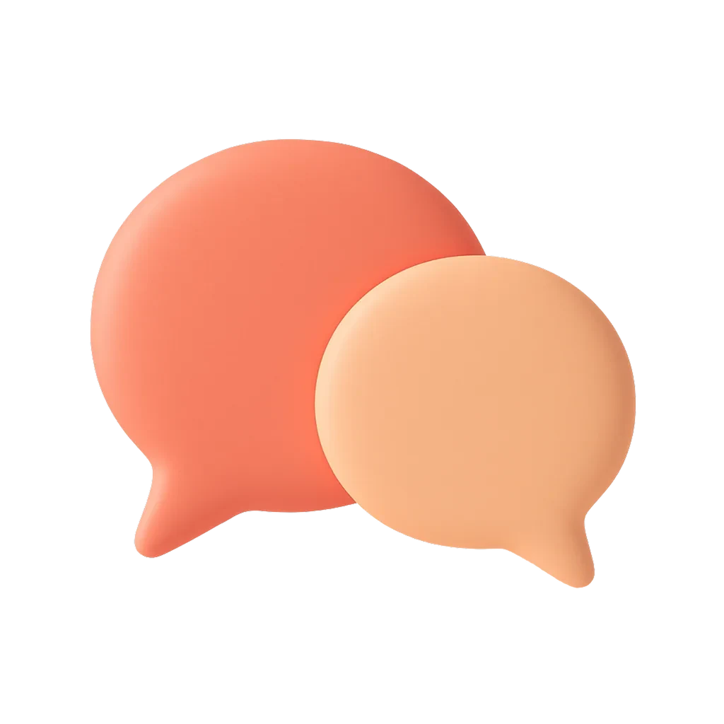 Zwevende chatbubbels en een opgeruimde inbox